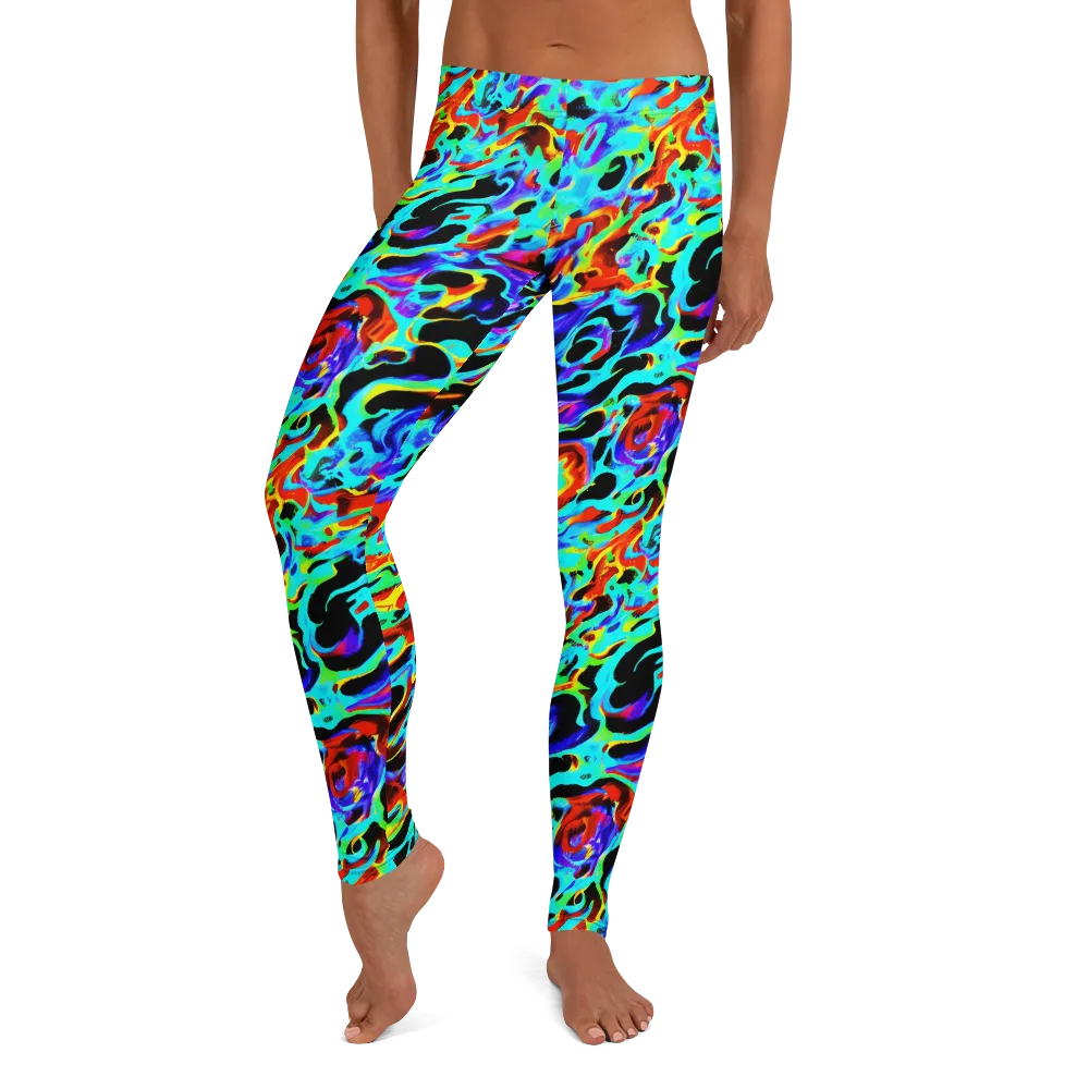 Sonic Paint on Leggings — Front