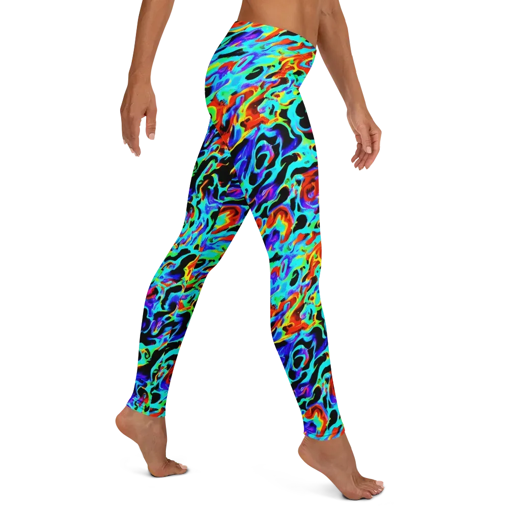 Sonic Paint on Leggings — Right