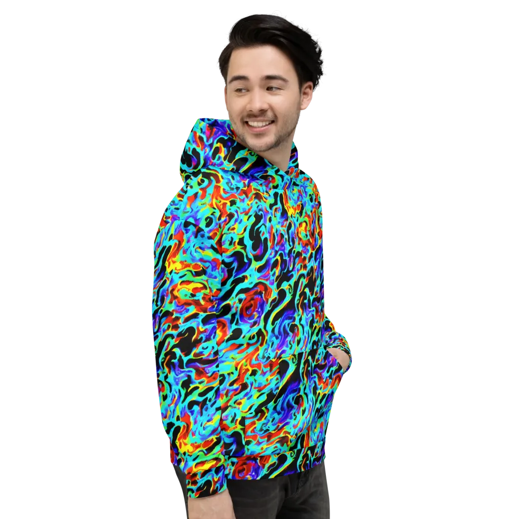 Sonic Paint on Hoodie — Right