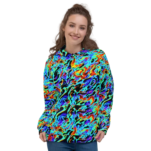 Sonic Paint on a Hoodie