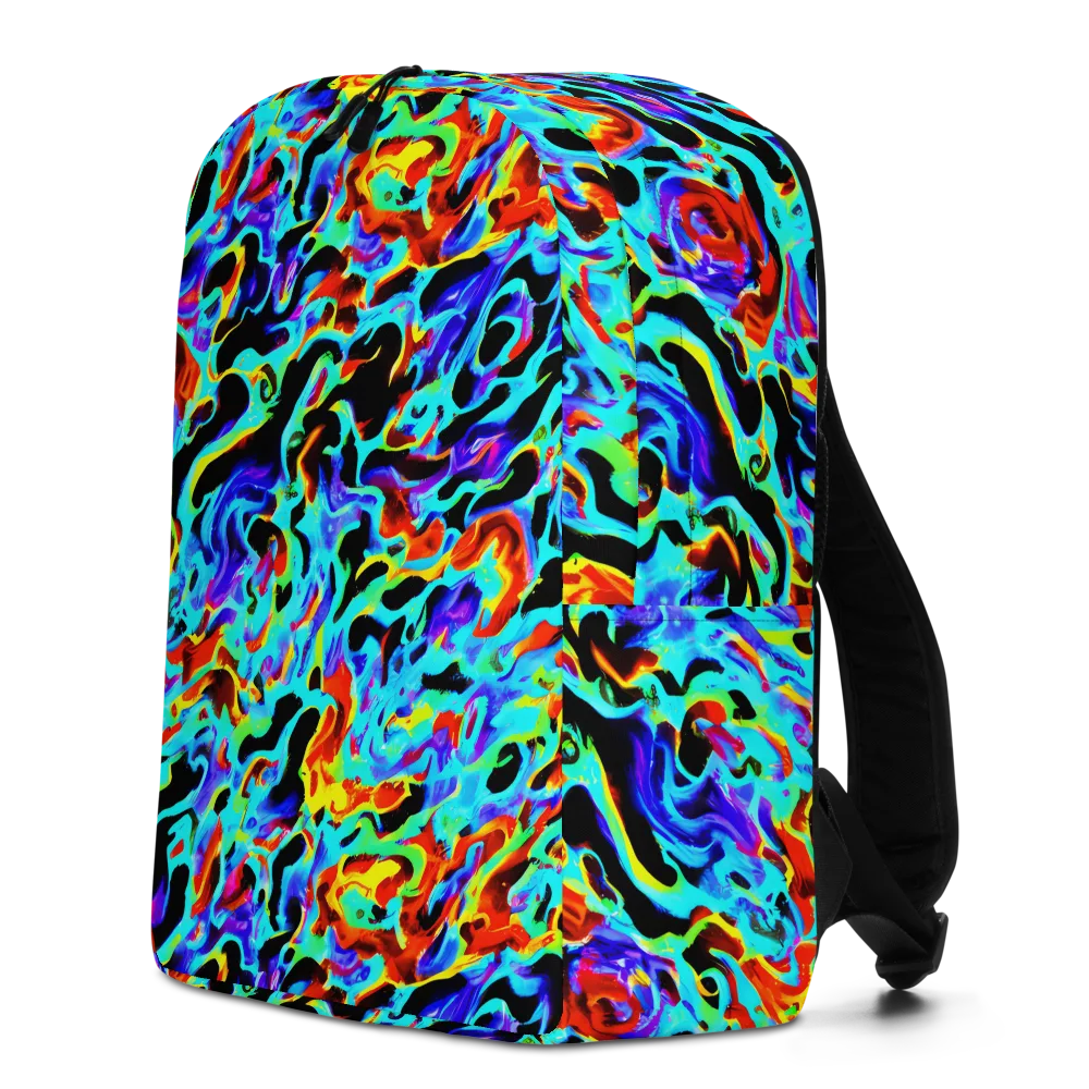 Sonic Paint on Minimalist Backpack — Left