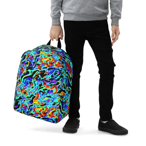 Sonic Paint on a Minimalist Backpack