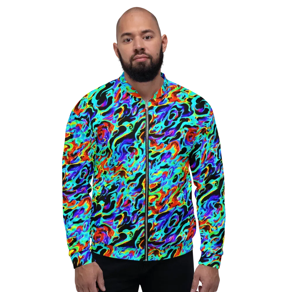 Sonic Paint on Bomber Jacket — Front
