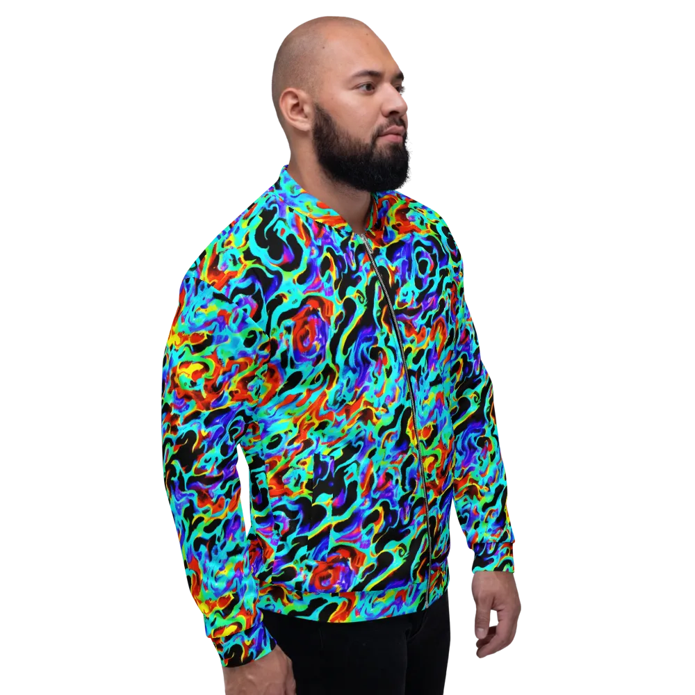 Sonic Paint on Bomber Jacket — Right