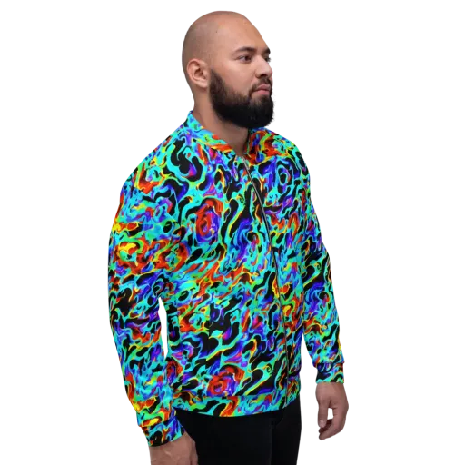 Sonic Paint on a Bomber Jacket
