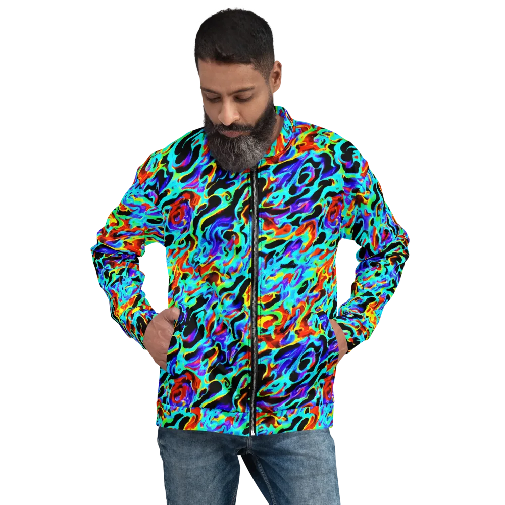 Sonic Paint on Bomber Jacket — Front