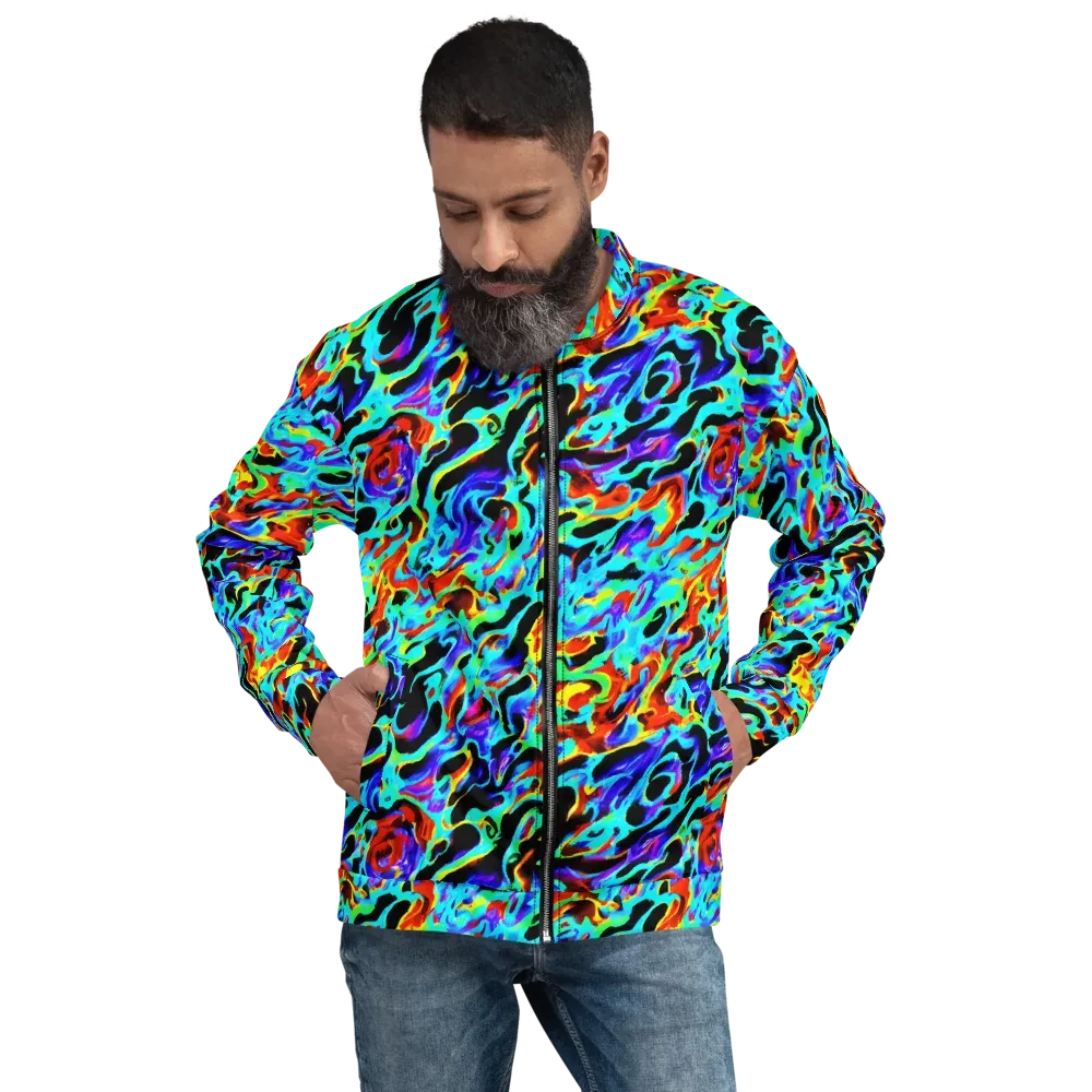 Sonic Paint on Bomber Jacket — Front