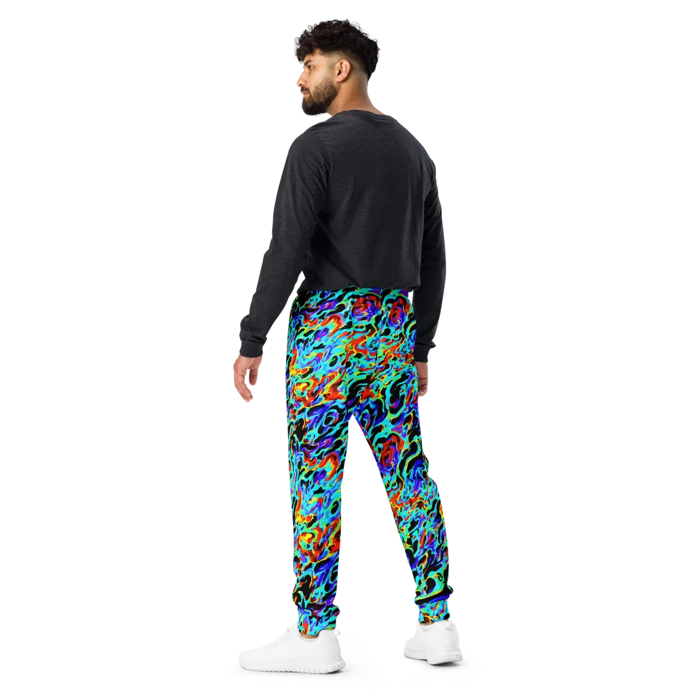 Sonic Paint on Men's Joggers — Back