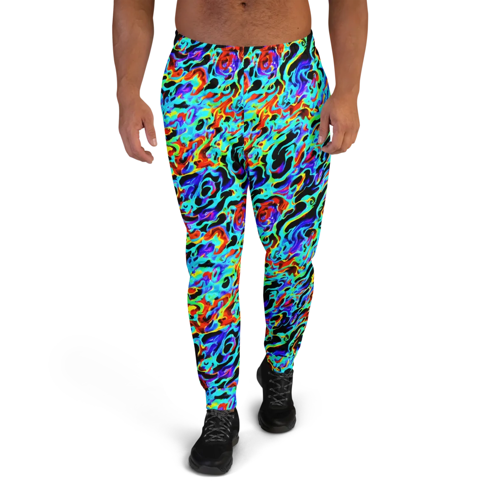Sonic Paint on Men's Joggers — Front