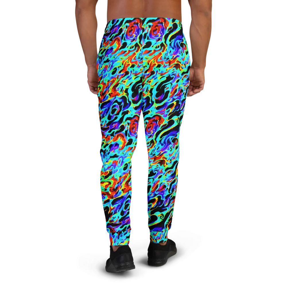Sonic Paint on Men's Joggers — Back