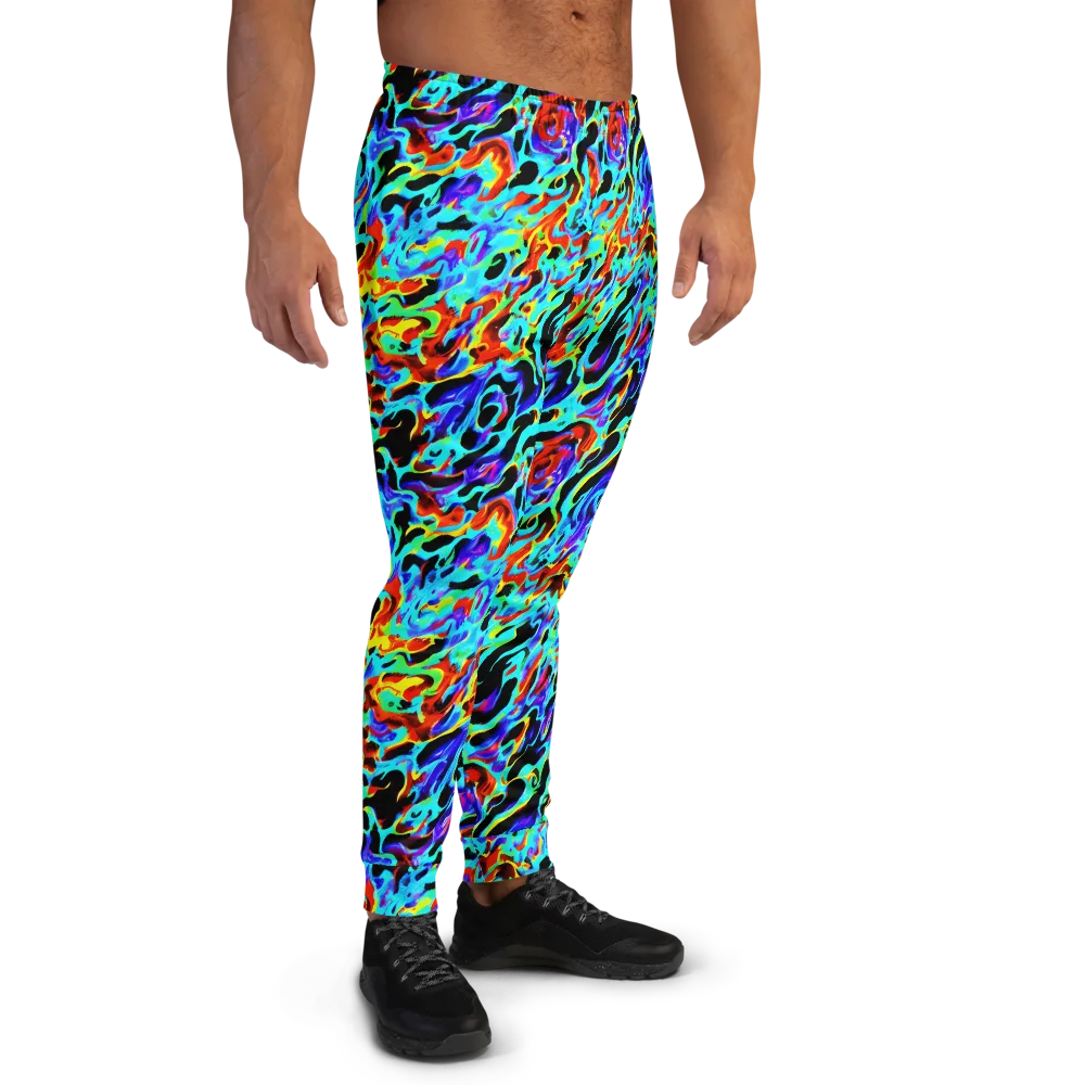 Sonic Paint on Men's Joggers — Right