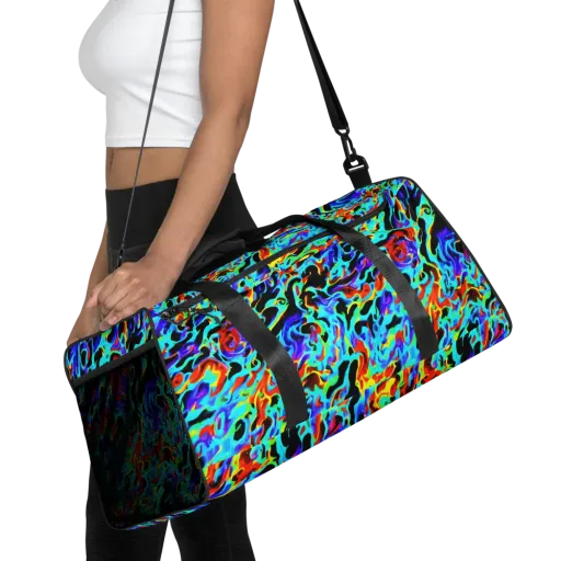 Sonic Paint on a Duffle Bag