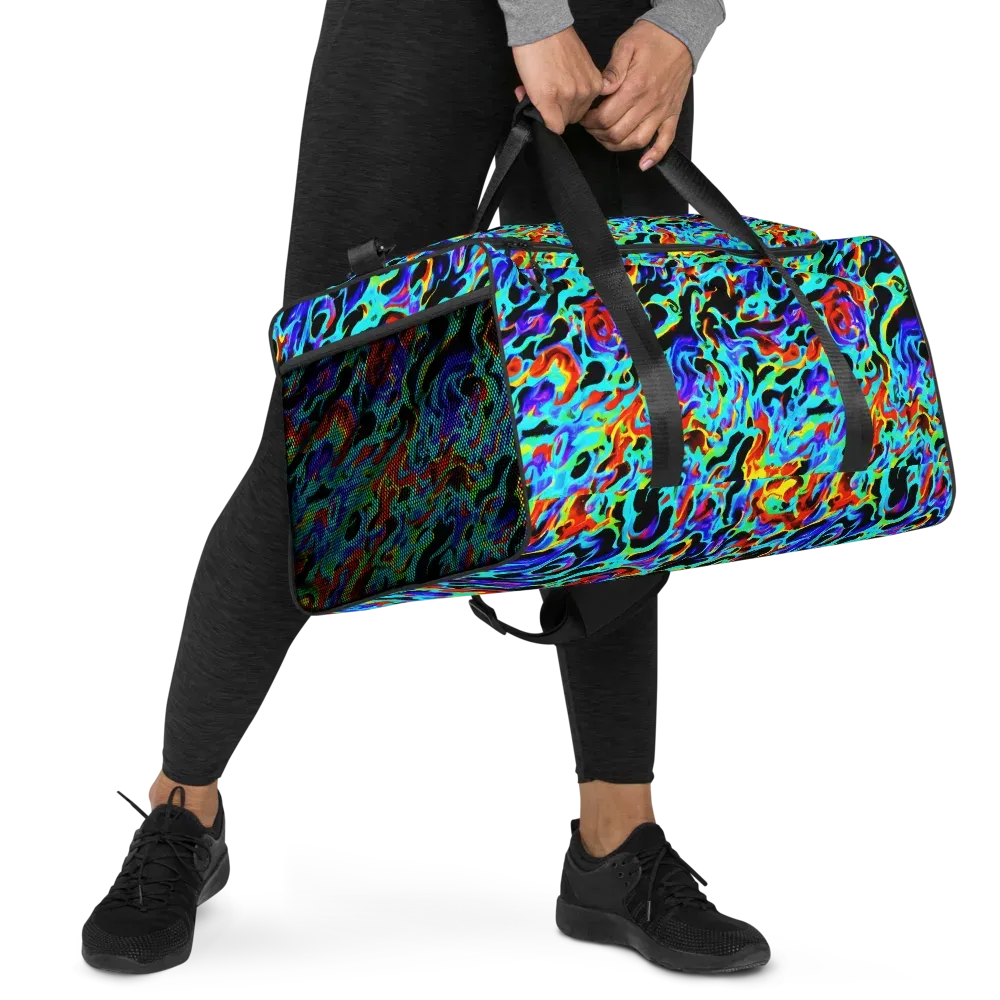 Sonic Paint on Duffle Bag — Right Front
