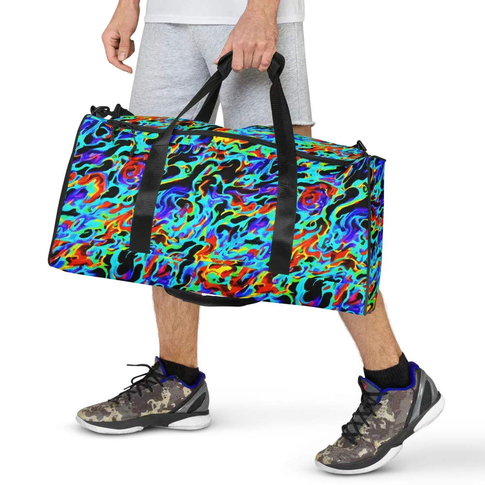 Sonic Paint on Duffle Bag — Front