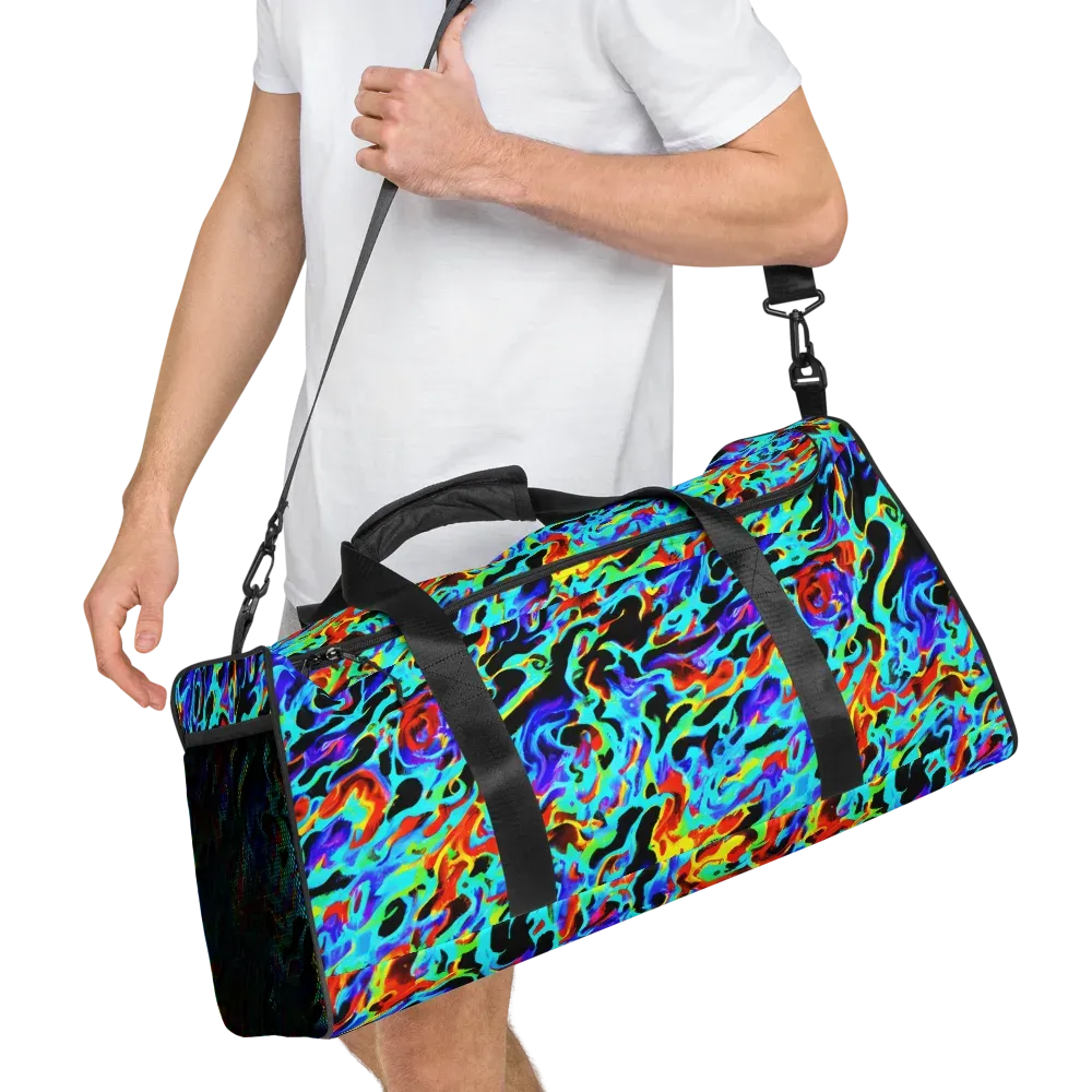 Sonic Paint on Duffle Bag — Right Front