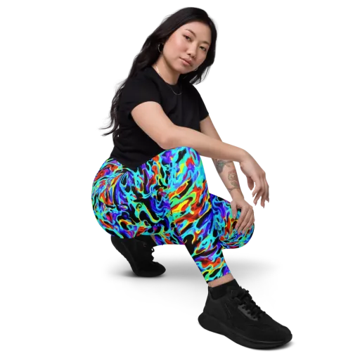 Sonic Paint on a Leggings with Pockets