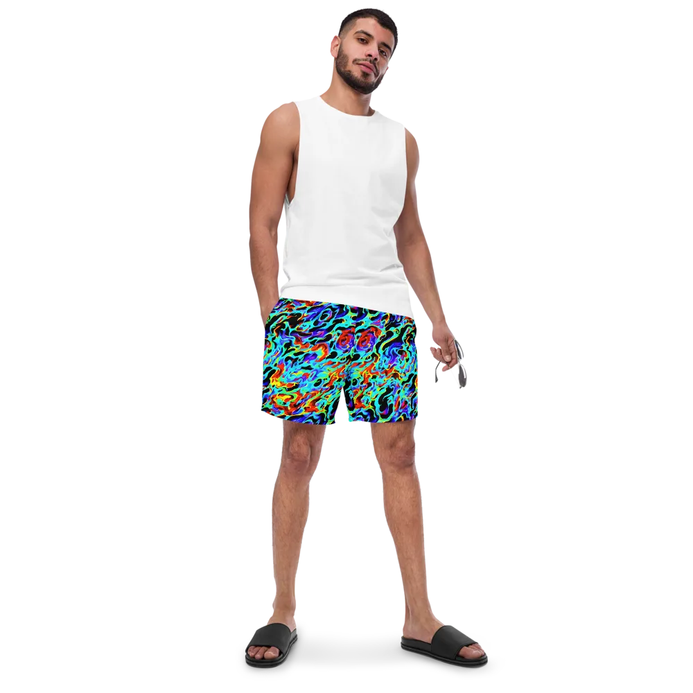 Sonic Paint on Swim Trunks — Front