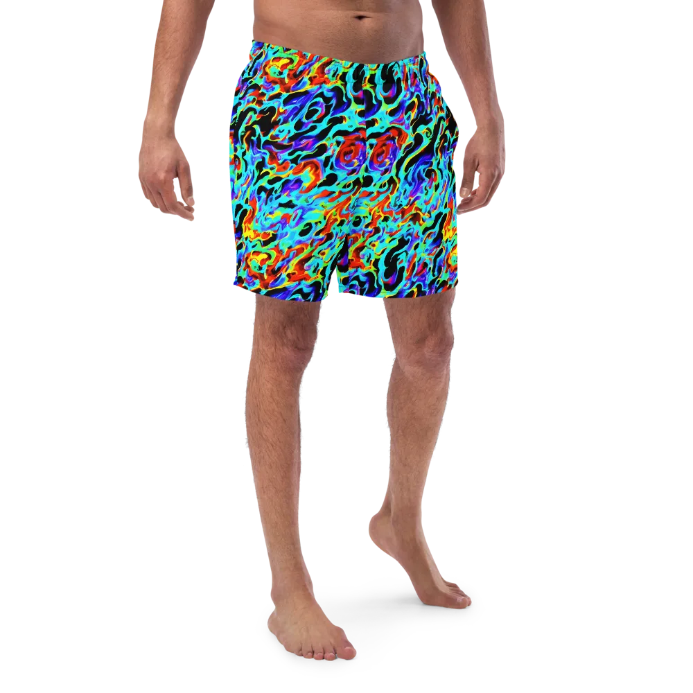 Sonic Paint on Swim Trunks — Front