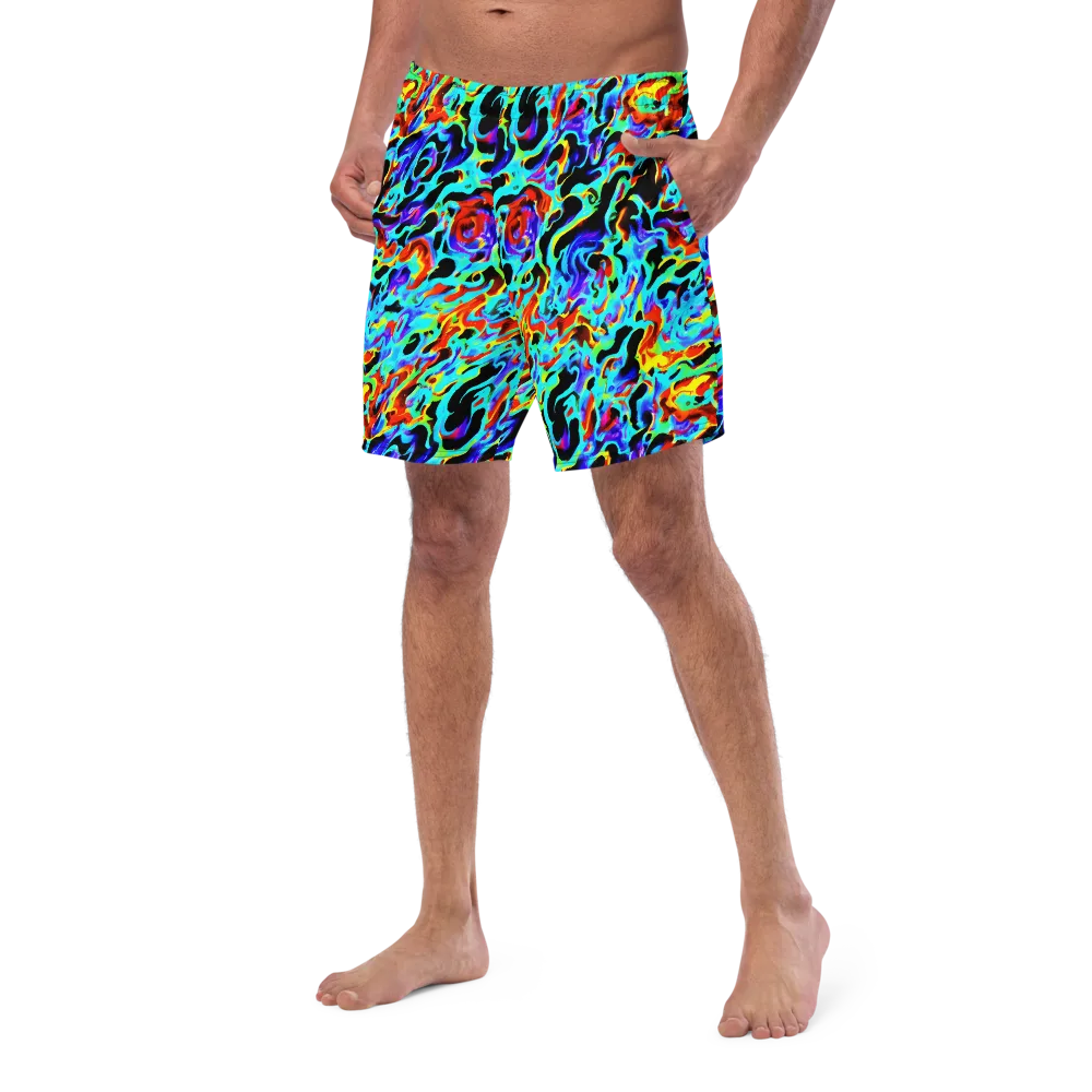 Sonic Paint on Swim Trunks — Left Front