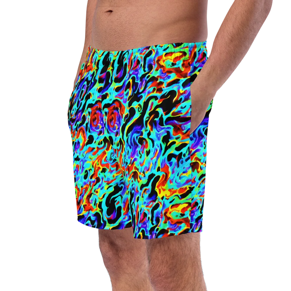 Sonic Paint on Swim Trunks — Left Front