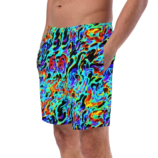 Sonic Paint on a Swim Trunks