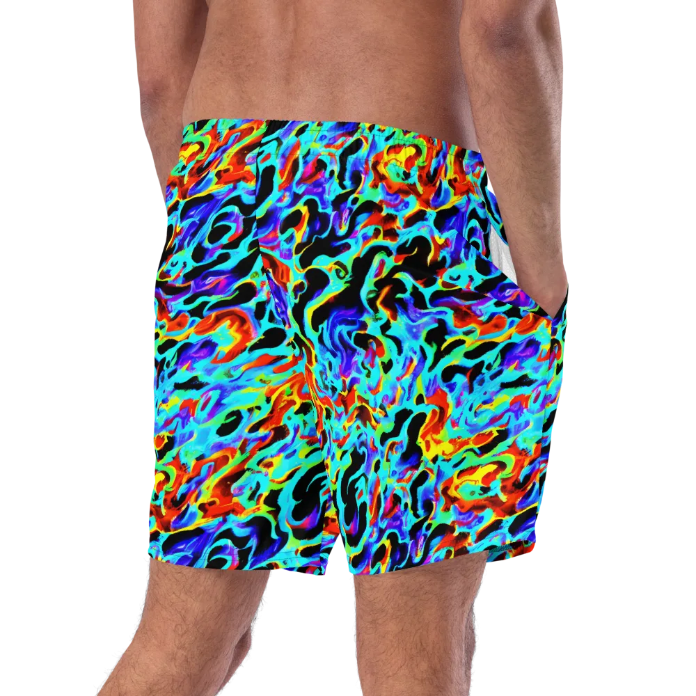 Sonic Paint on Swim Trunks — Right Back