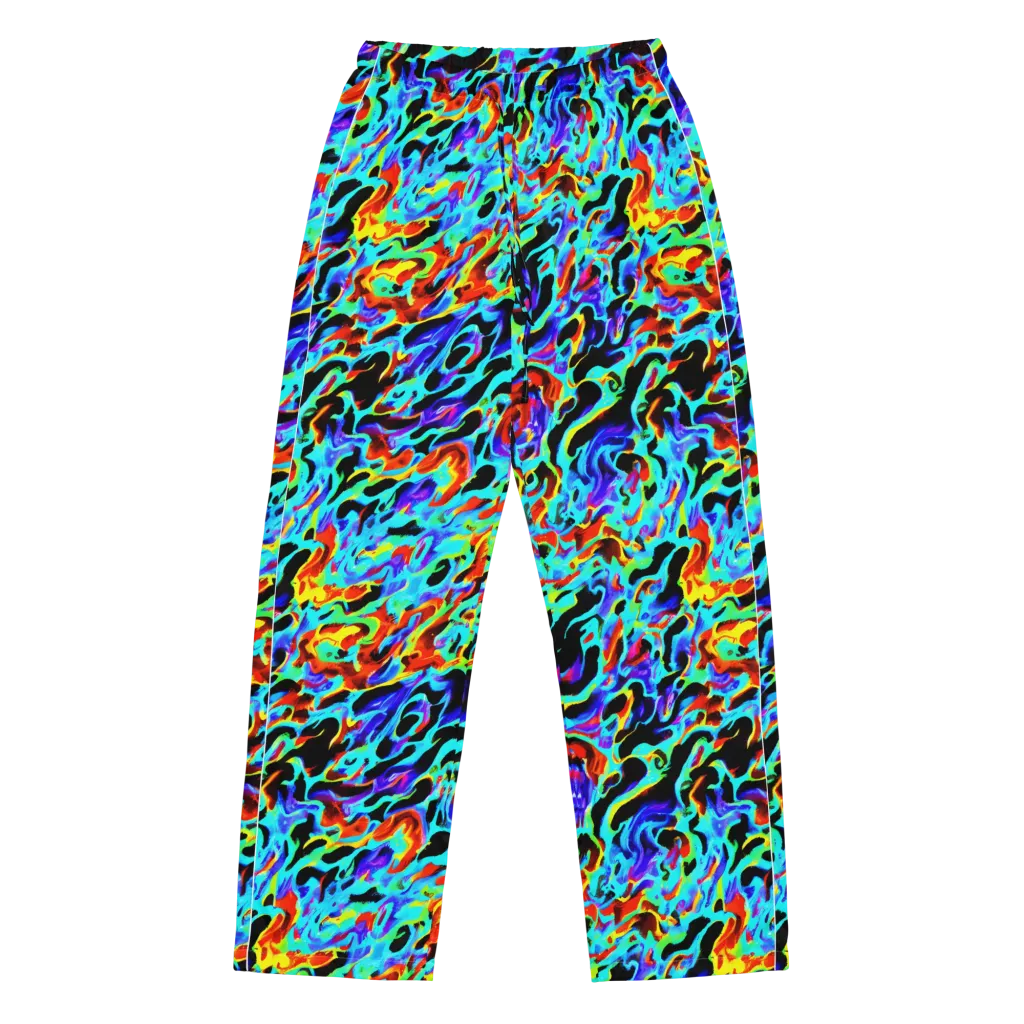 Sonic Paint on Women's Pajama Pants — Front