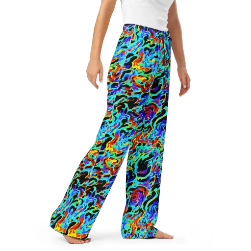 Sonic Paint on a Women's Pajama Pants