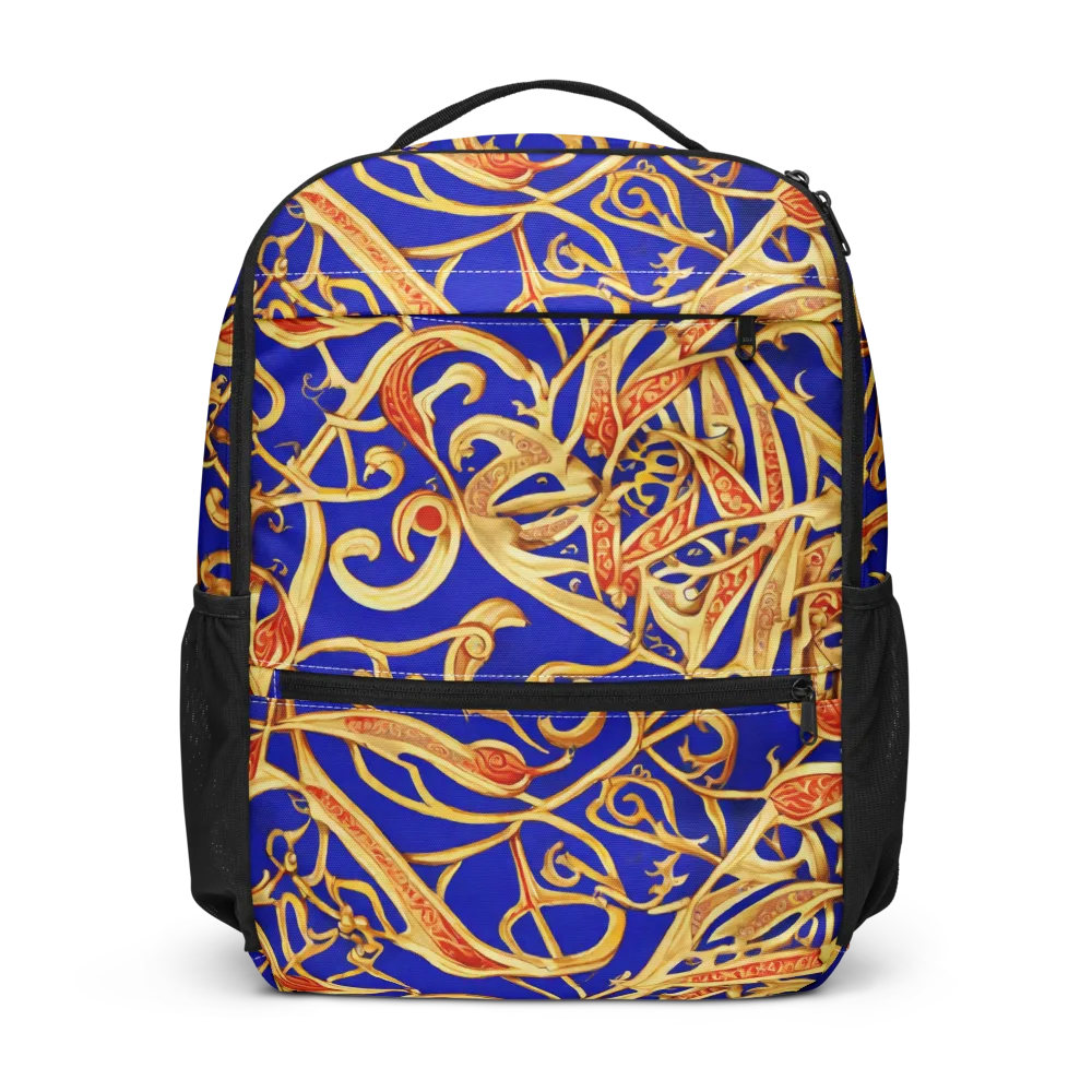 Royal Paisley on Utility Backpack — Front