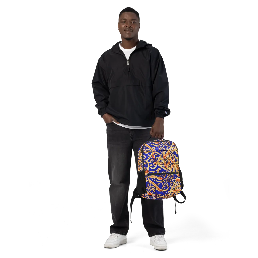Royal Paisley on Utility Backpack — Front