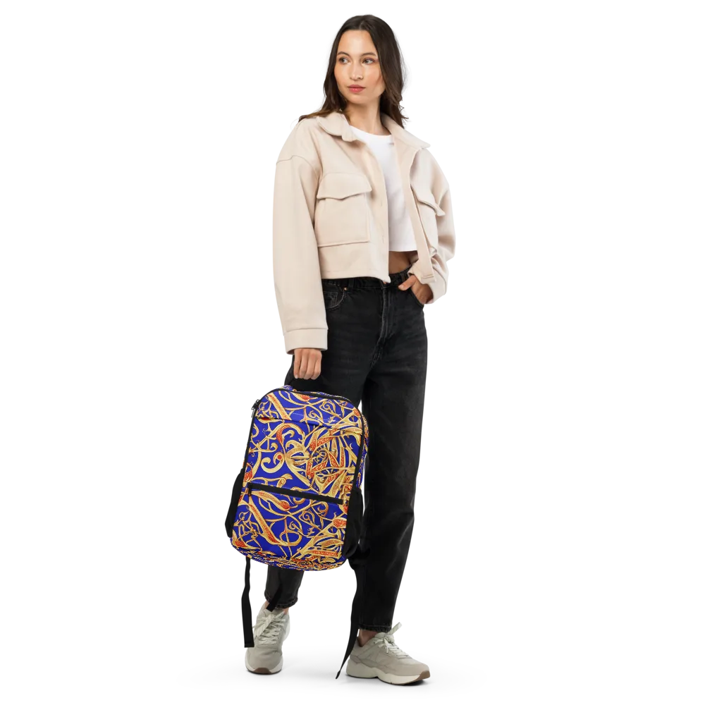 Royal Paisley on Utility Backpack — Front