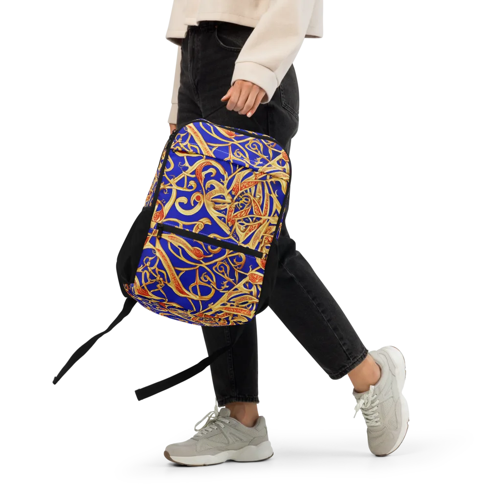 Royal Paisley on Utility Backpack — Front