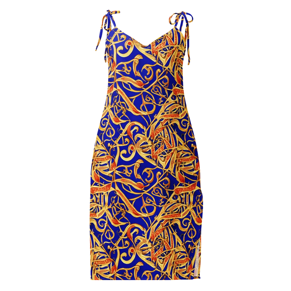 Royal Paisley on Slip Dress — Front