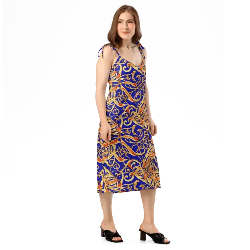 Royal Paisley on a Slip Dress