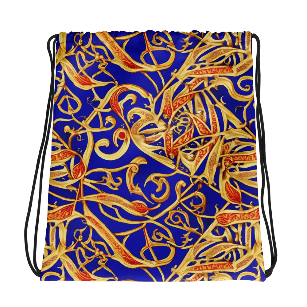 Royal Paisley on Drawstring Bag — Photo