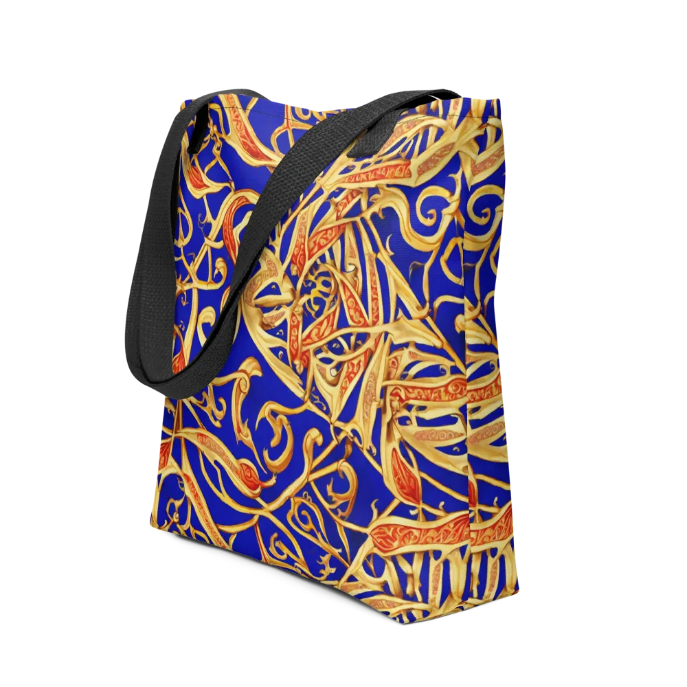 Royal Paisley on Tote Bag — Front