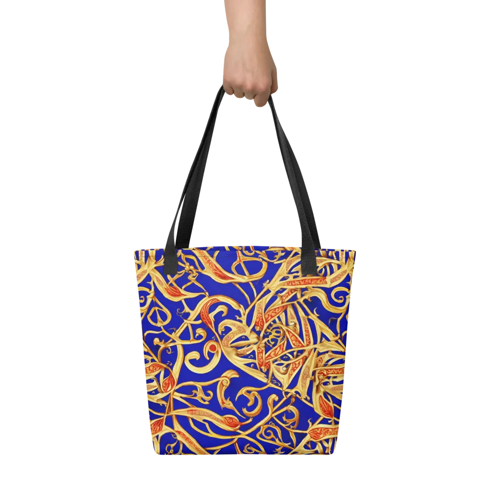 Royal Paisley on Tote Bag — Front
