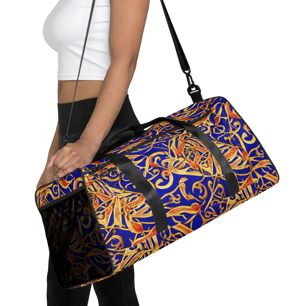 Royal Paisley on Duffle Bag — Front