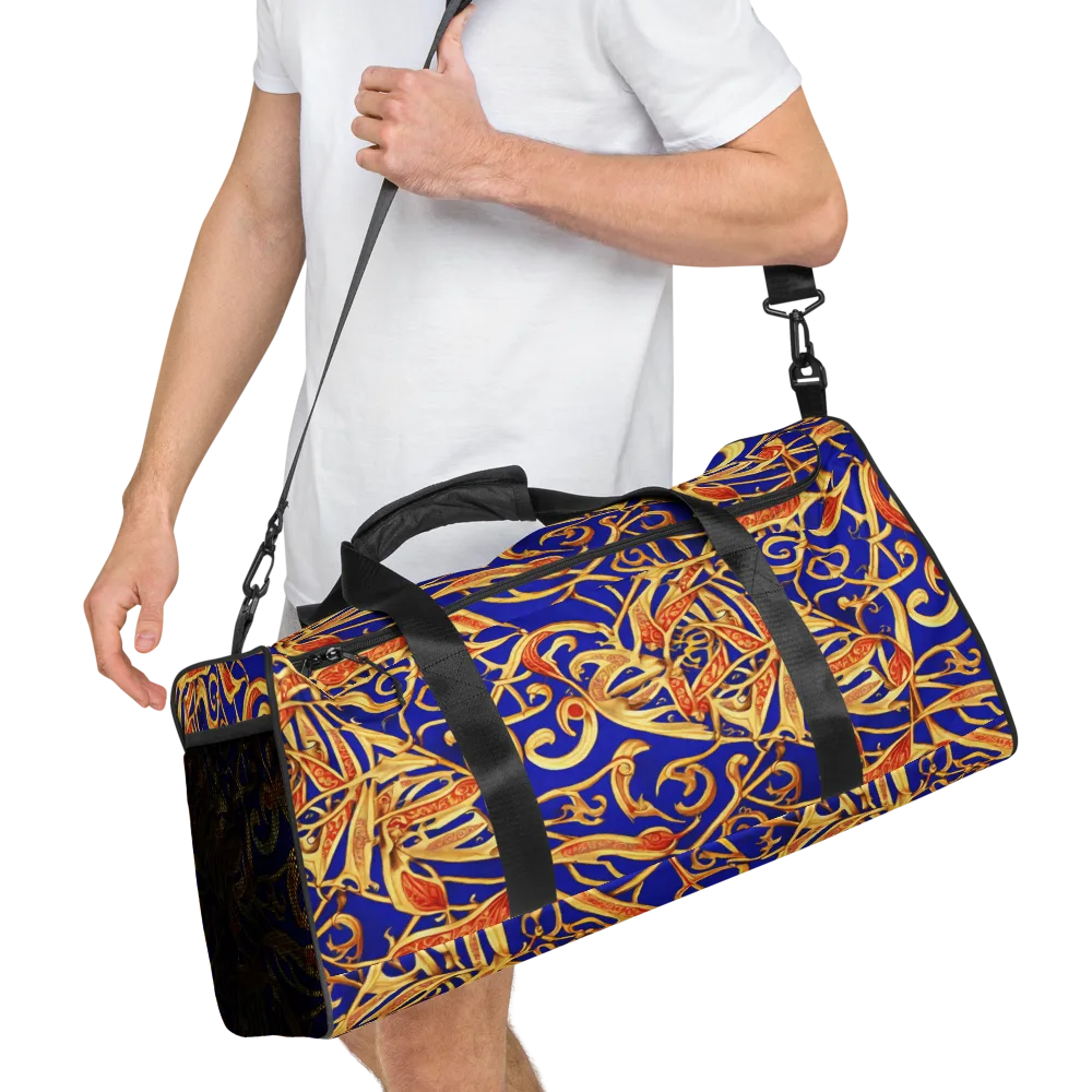 Royal Paisley on Duffle Bag — Right Front