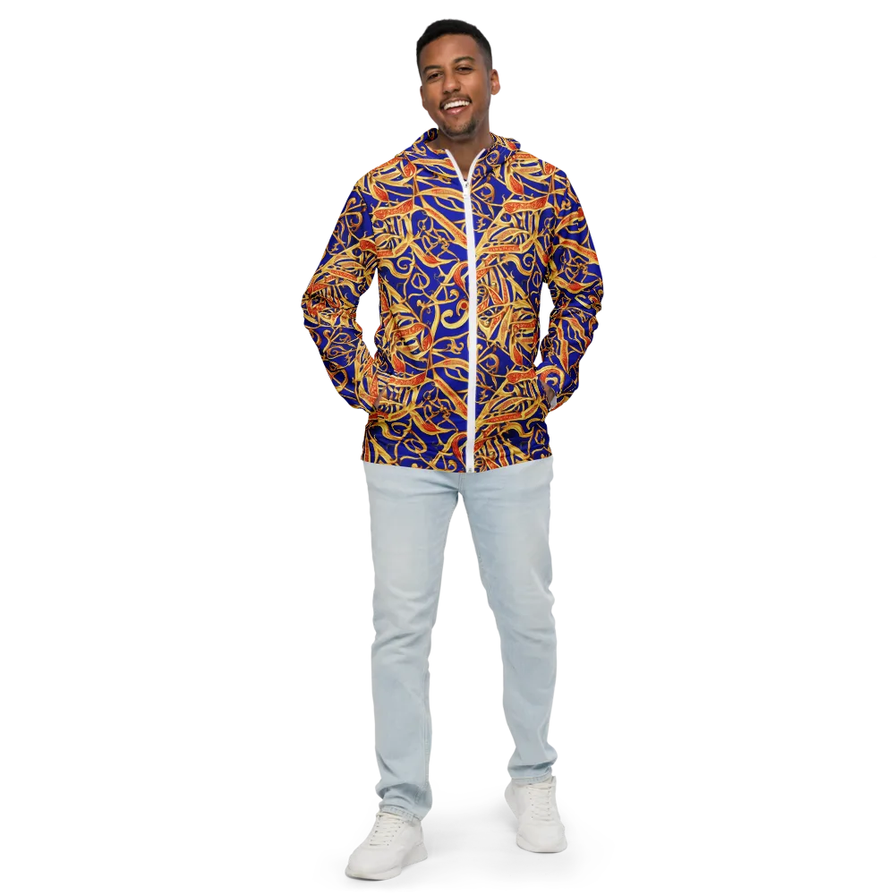 Royal Paisley on Men's Windbreaker — Front