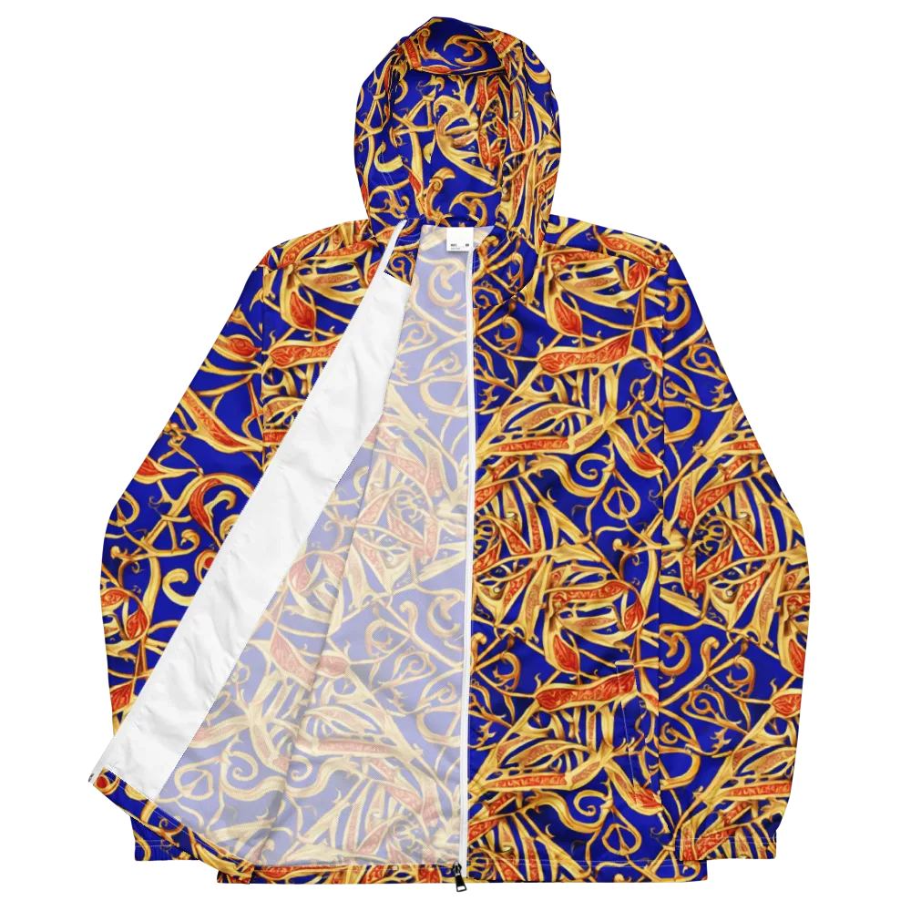 Royal Paisley on Men's Windbreaker — Front