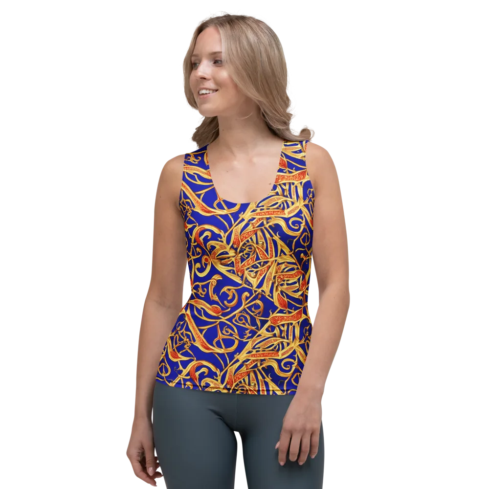 Royal Paisley on Women's Tank Top — Front