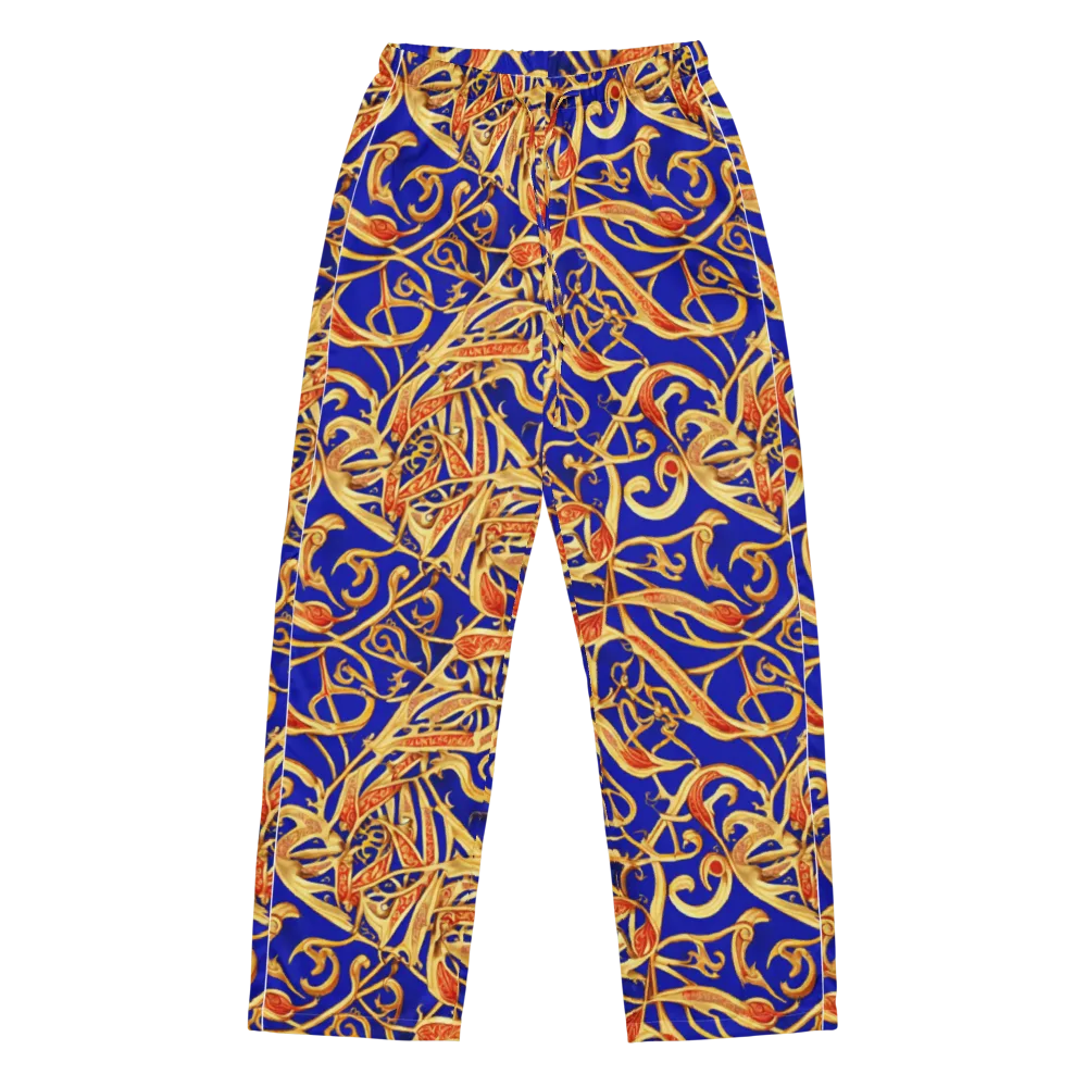 Royal Paisley on Women's Pajama Pants — Front