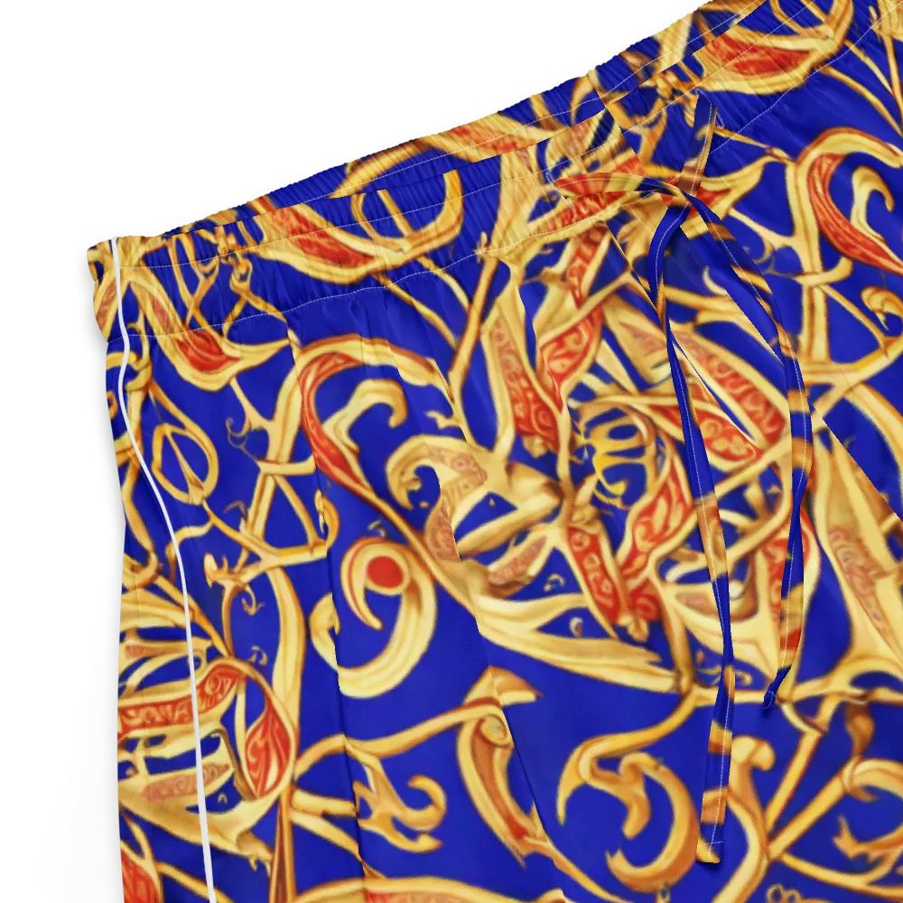 Royal Paisley on Women's Pajama Shorts — Product details