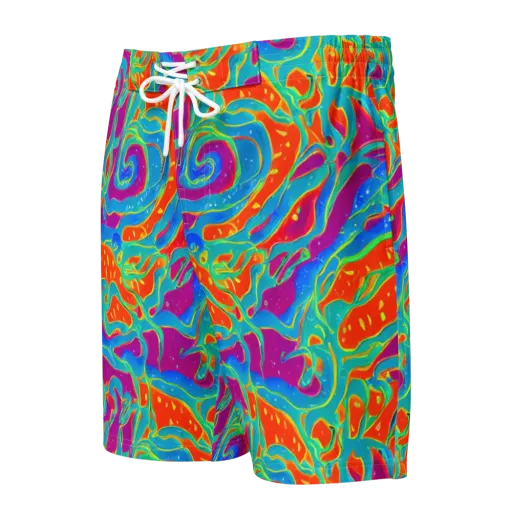 Magma Current on a Men's Board Shorts