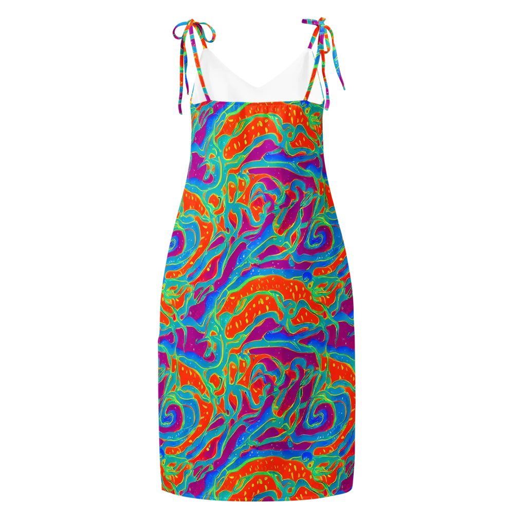 Magma Current on Slip Dress — Back