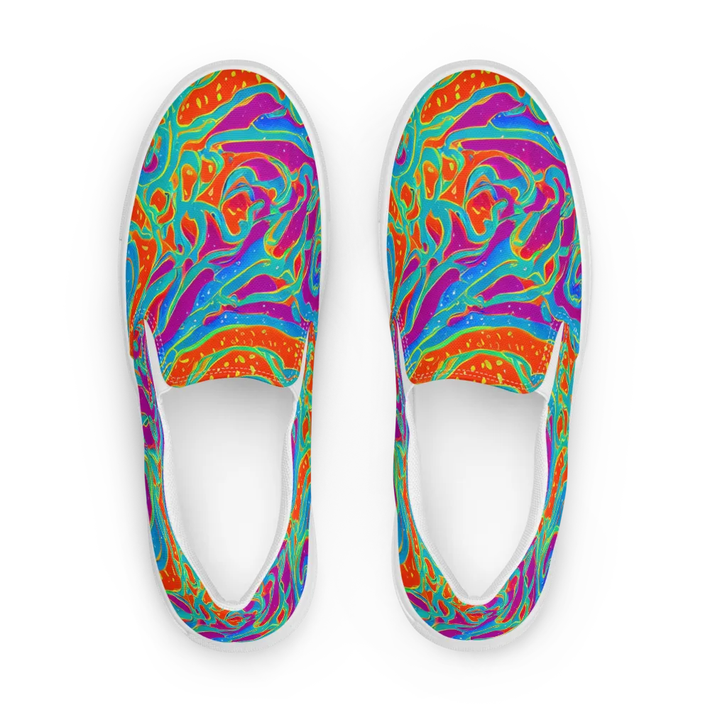 Magma Current on Women's Slip-On Canvas Shoes — Front