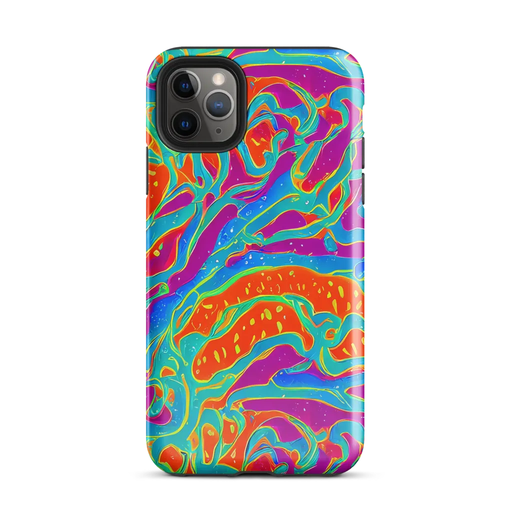 Magma Current on Tough Case for iPhone® — Front