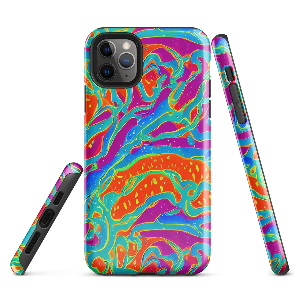 Magma Current on Tough Case for iPhone® — Front