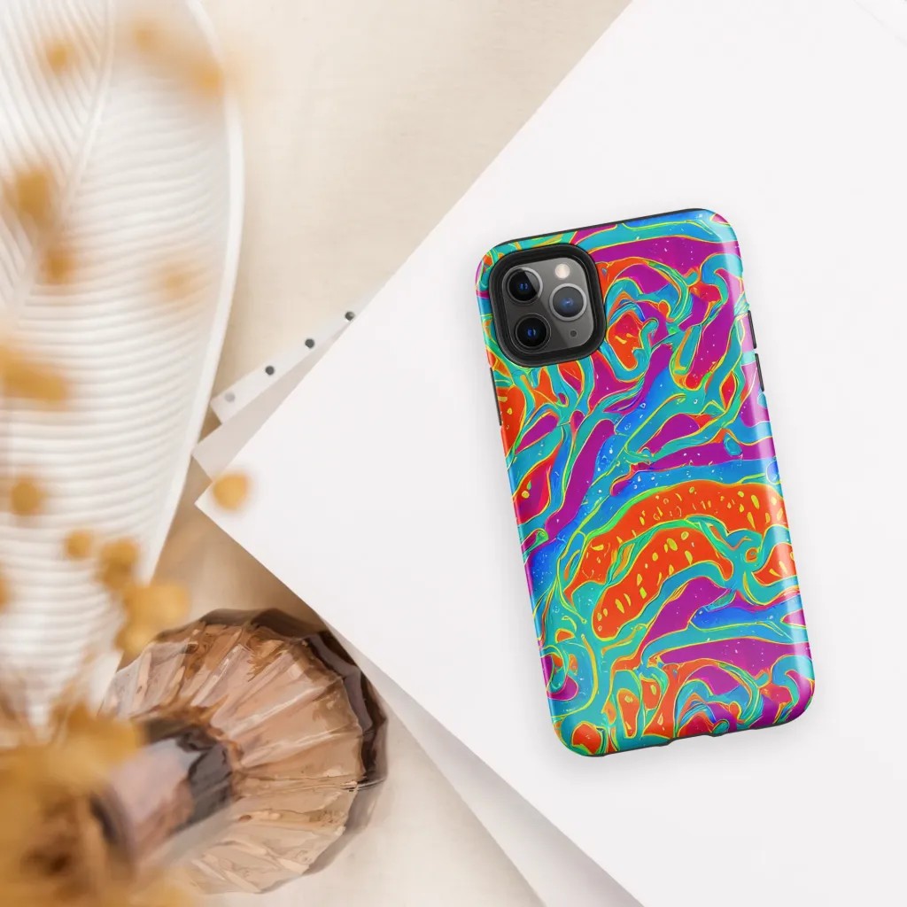 Magma Current on Tough Case for iPhone® — Front